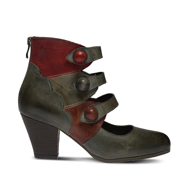 Spring Step Multicolor Ankle Booties - Picture 2 of 13